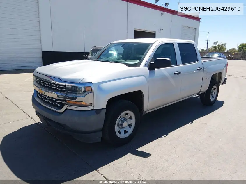 2018 Chevrolet Silverado 1500 Wt VIN: 3GCPCNEH2JG429610 Lot: 45534850