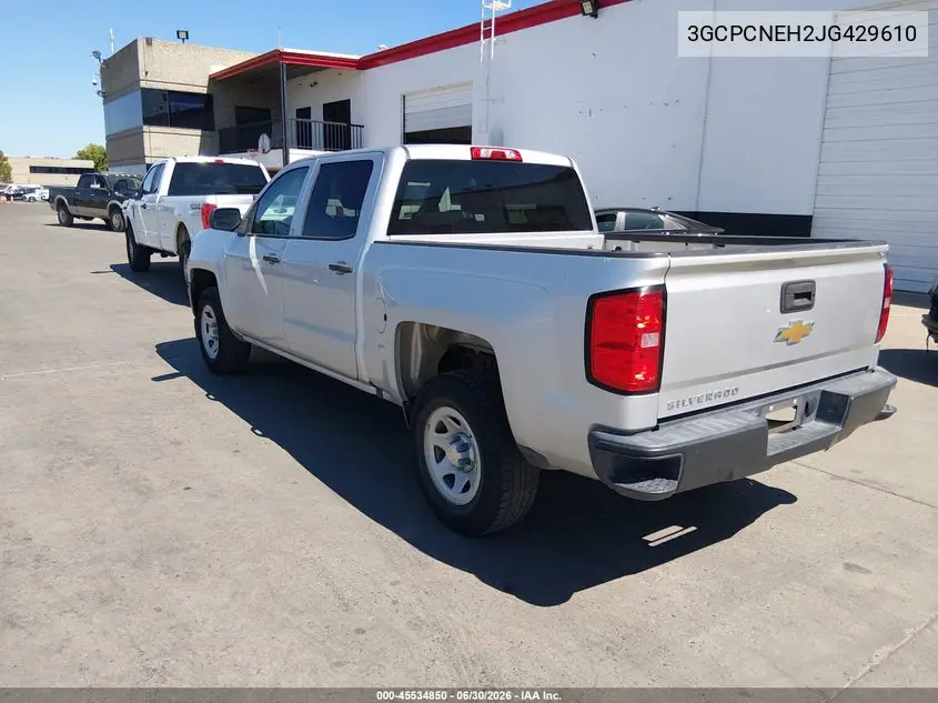 2018 Chevrolet Silverado 1500 Wt VIN: 3GCPCNEH2JG429610 Lot: 45534850