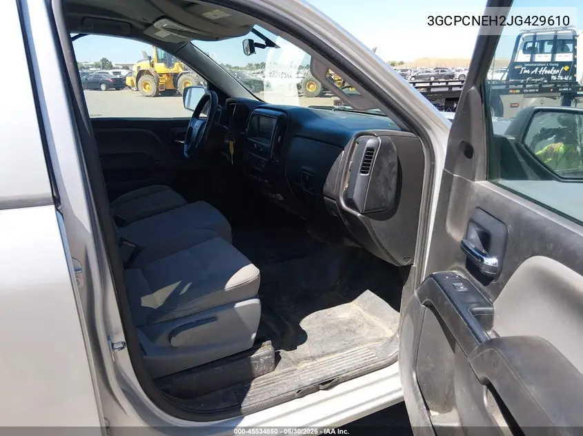 2018 Chevrolet Silverado 1500 Wt VIN: 3GCPCNEH2JG429610 Lot: 45534850