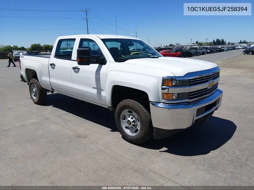 2018 Chevrolet Silverado 2500Hd Wt VIN: 1GC1KUEG5JF258394 Lot: 45583256