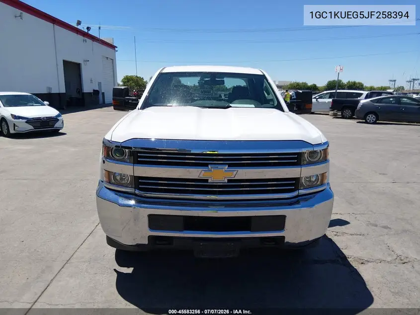 2018 Chevrolet Silverado 2500Hd Wt VIN: 1GC1KUEG5JF258394 Lot: 45583256