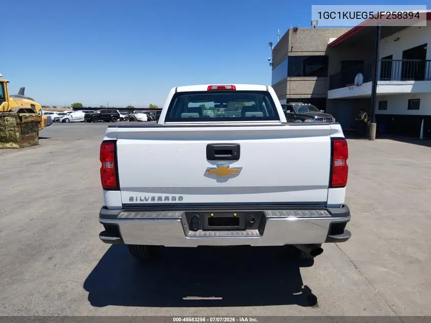 2018 Chevrolet Silverado 2500Hd Wt VIN: 1GC1KUEG5JF258394 Lot: 45583256