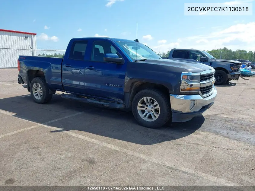 2019 Chevrolet Silverado 1500 Ld Lt VIN: 2GCVKPEC7K1130618 Lot: 12658110
