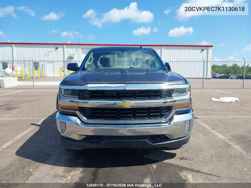 2019 Chevrolet Silverado 1500 Ld Lt VIN: 2GCVKPEC7K1130618 Lot: 12658110