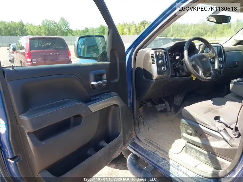 2019 Chevrolet Silverado 1500 Ld Lt VIN: 2GCVKPEC7K1130618 Lot: 12658110