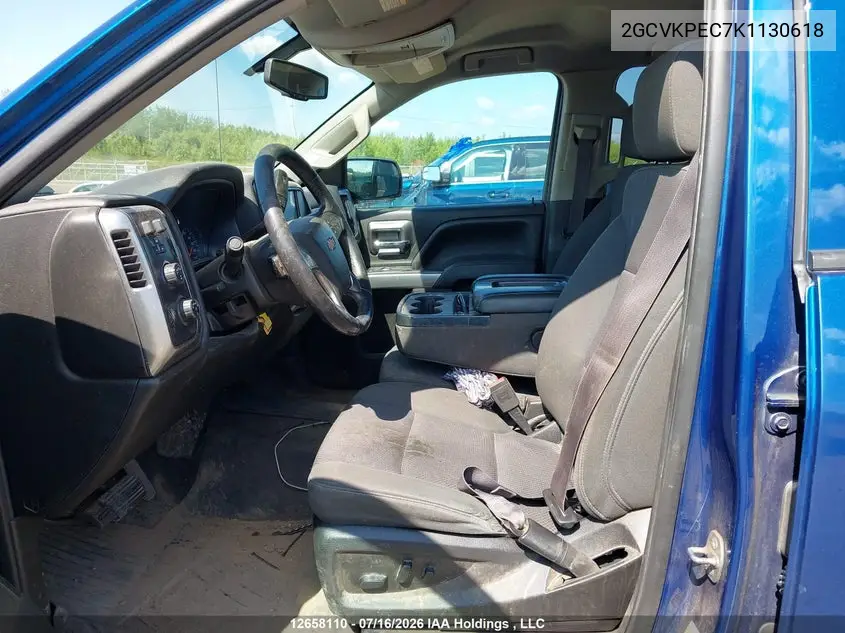 2019 Chevrolet Silverado 1500 Ld Lt VIN: 2GCVKPEC7K1130618 Lot: 12658110