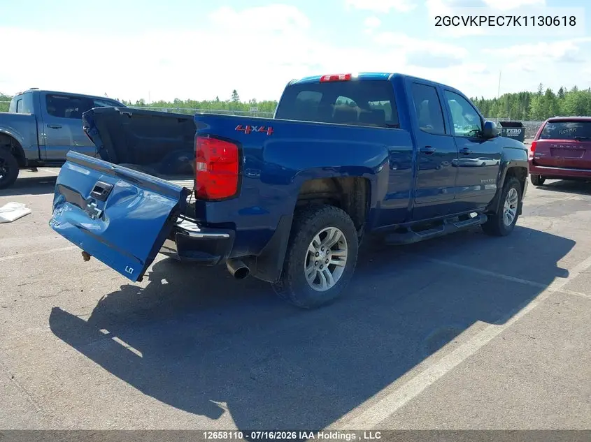 2019 Chevrolet Silverado 1500 Ld Lt VIN: 2GCVKPEC7K1130618 Lot: 12658110