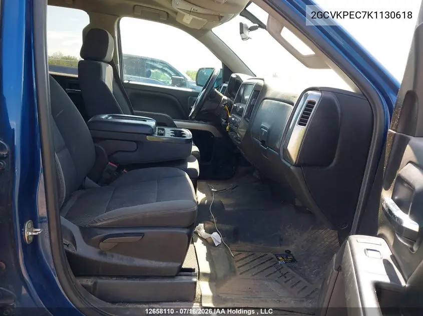2019 Chevrolet Silverado 1500 Ld Lt VIN: 2GCVKPEC7K1130618 Lot: 12658110