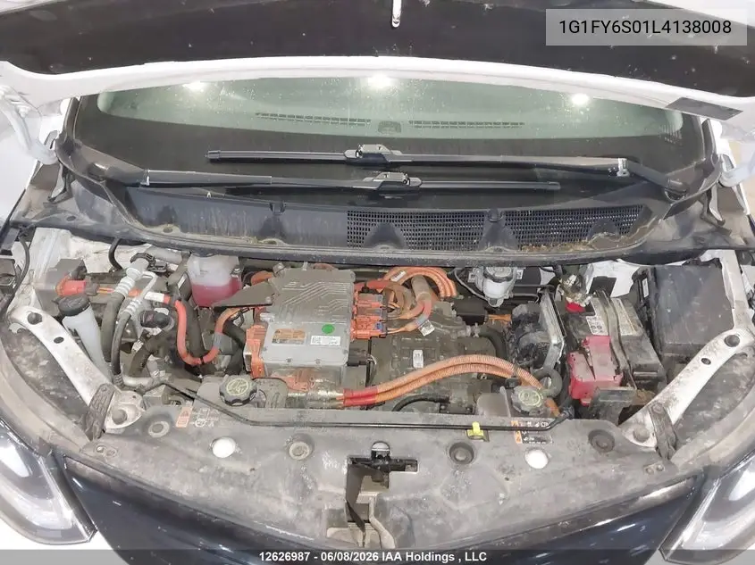 2020 Chevrolet Bolt Ev Lt VIN: 1G1FY6S01L4138008 Lot: 12626987