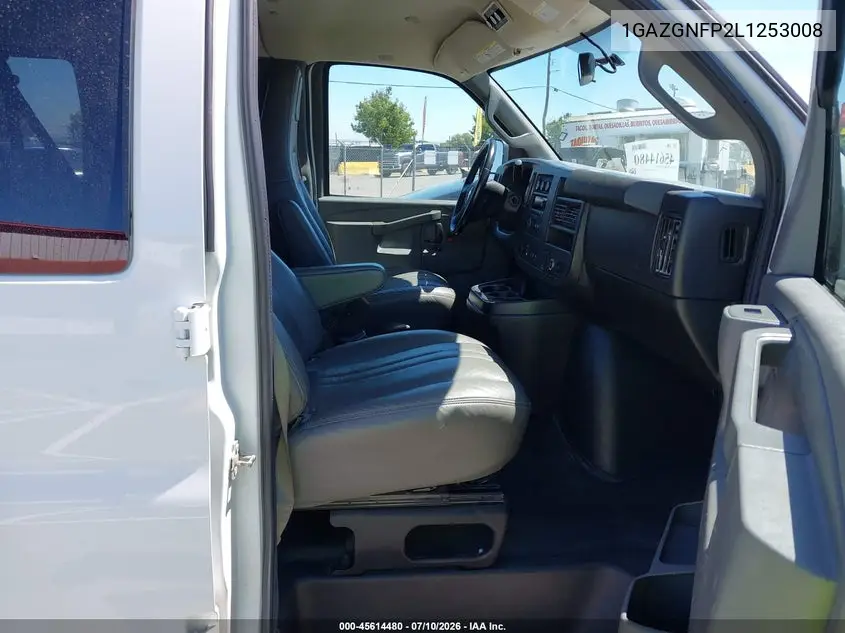 2020 Chevrolet Express Passenger Rwd 3500 Extended Wheelbase Ls VIN: 1GAZGNFP2L1253008 Lot: 45614480