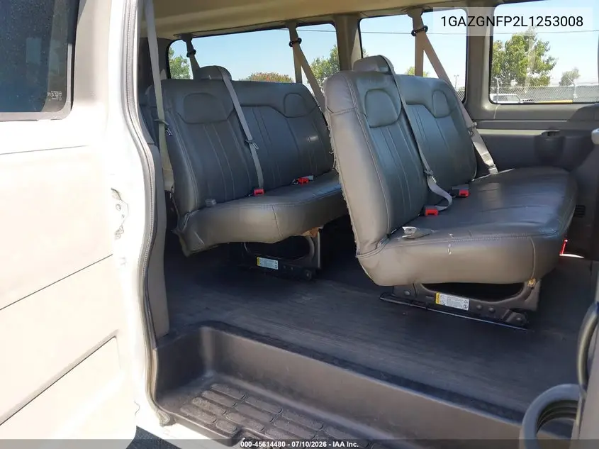 2020 Chevrolet Express Passenger Rwd 3500 Extended Wheelbase Ls VIN: 1GAZGNFP2L1253008 Lot: 45614480