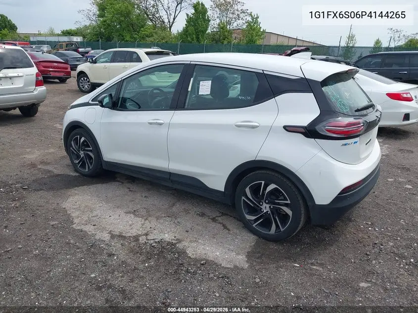 2023 Chevrolet Bolt Ev Fwd 2Lt VIN: 1G1FX6S06P4144265 Lot: 44943253