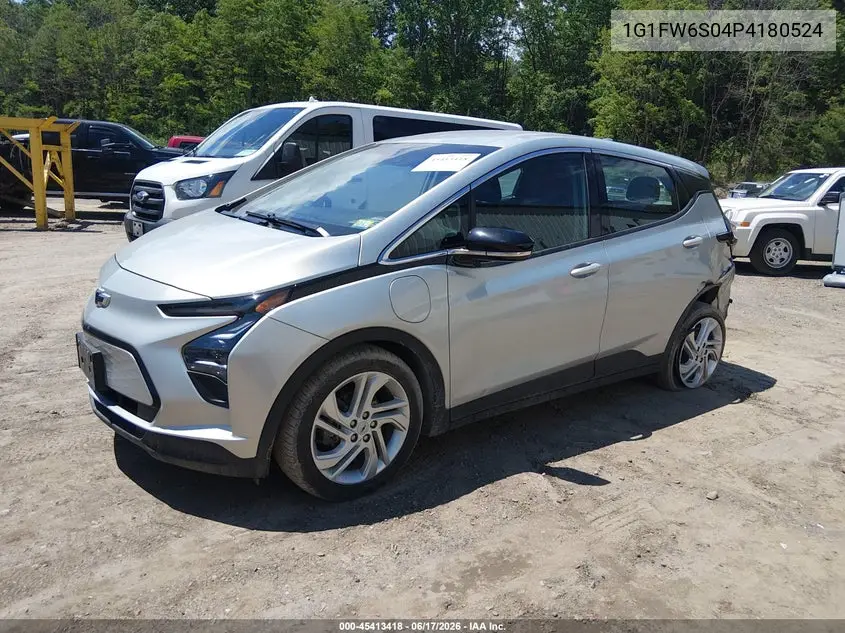 2023 Chevrolet Bolt Ev Fwd 1Lt VIN: 1G1FW6S04P4180524 Lot: 45413418