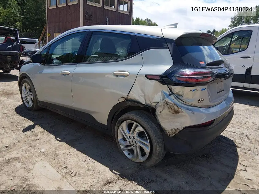 2023 Chevrolet Bolt Ev Fwd 1Lt VIN: 1G1FW6S04P4180524 Lot: 45413418