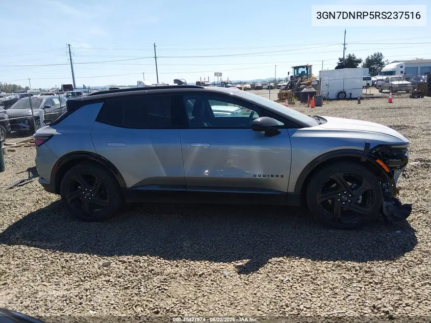 2024 Chevrolet Equinox Ev Rs VIN: 3GN7DNRP5RS237516 Lot: 45427974