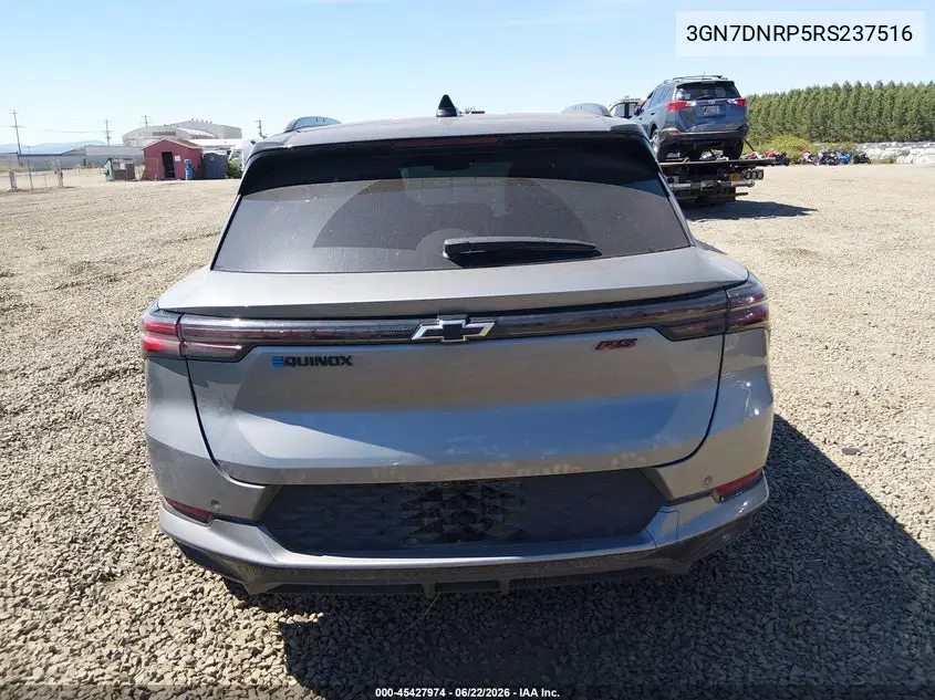 2024 Chevrolet Equinox Ev Rs VIN: 3GN7DNRP5RS237516 Lot: 45427974