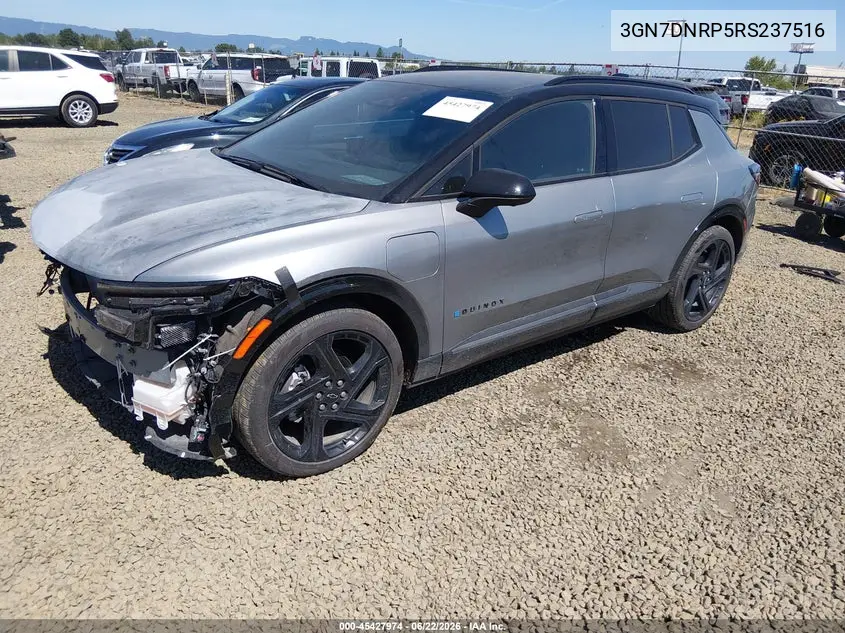 2024 Chevrolet Equinox Ev Rs VIN: 3GN7DNRP5RS237516 Lot: 45427974