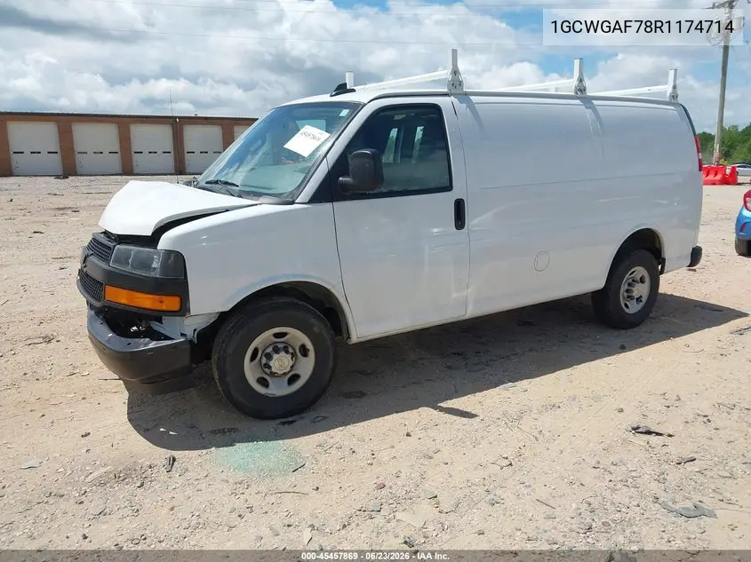 2024 Chevrolet Express Cargo Rwd 2500 Regular Wheelbase Wt VIN: 1GCWGAF78R1174714 Lot: 45457869