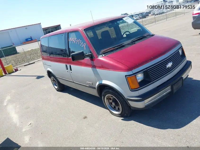 1986 Chevrolet Astro VIN: 1G8DM15Z5GB179535 Lot: 44834358