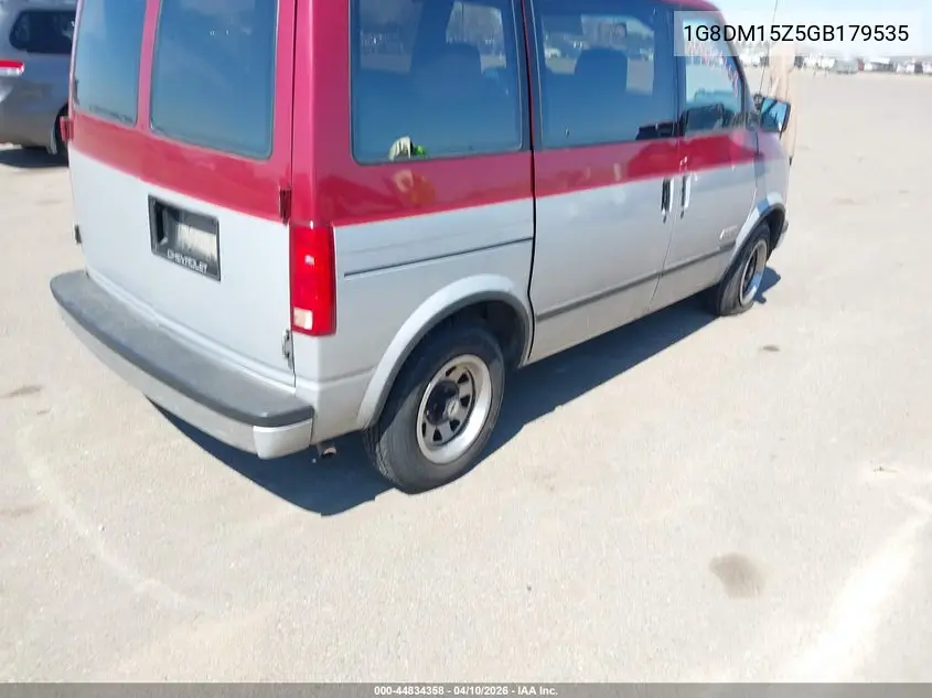 1986 Chevrolet Astro VIN: 1G8DM15Z5GB179535 Lot: 44834358