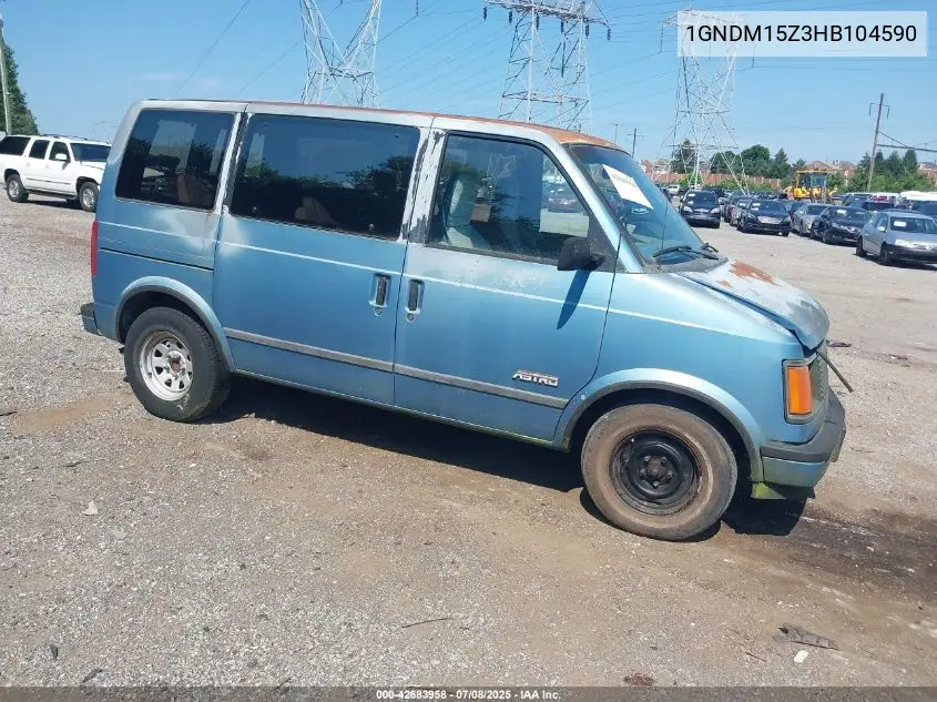 1987 Chevrolet Astro VIN: 1GNDM15Z3HB104590 Lot: 42683958