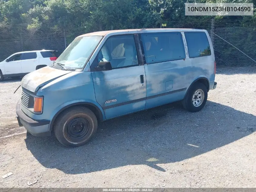 1987 Chevrolet Astro VIN: 1GNDM15Z3HB104590 Lot: 42683958