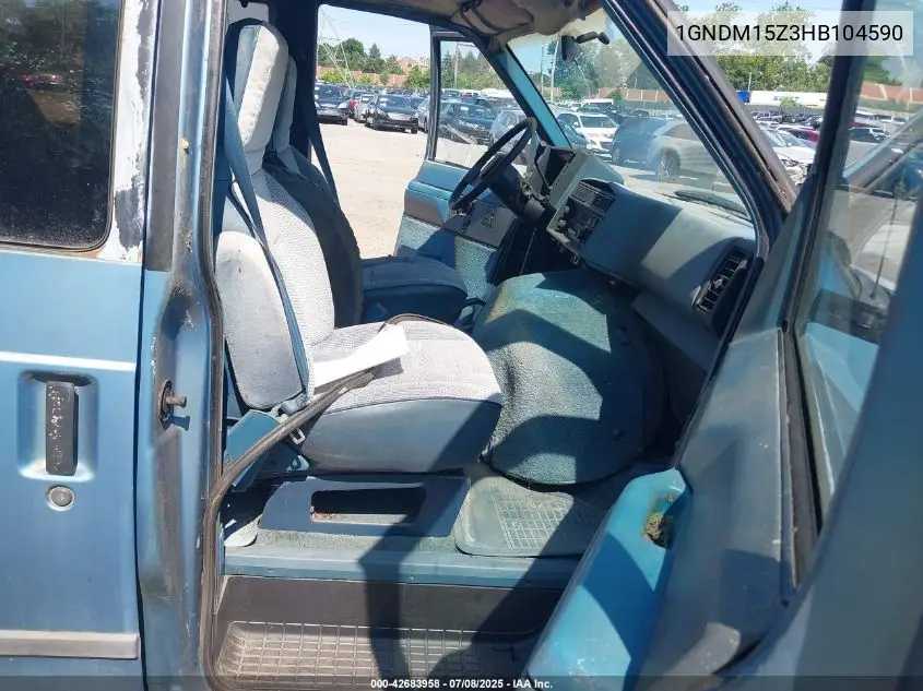 1987 Chevrolet Astro VIN: 1GNDM15Z3HB104590 Lot: 42683958