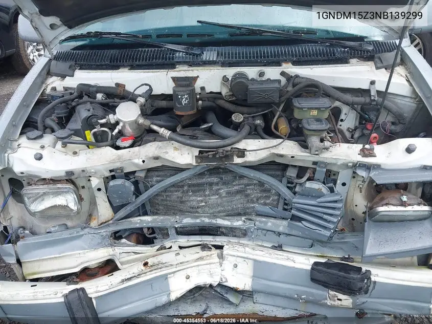 1992 Chevrolet Astro VIN: 1GNDM15Z3NB139299 Lot: 45354553