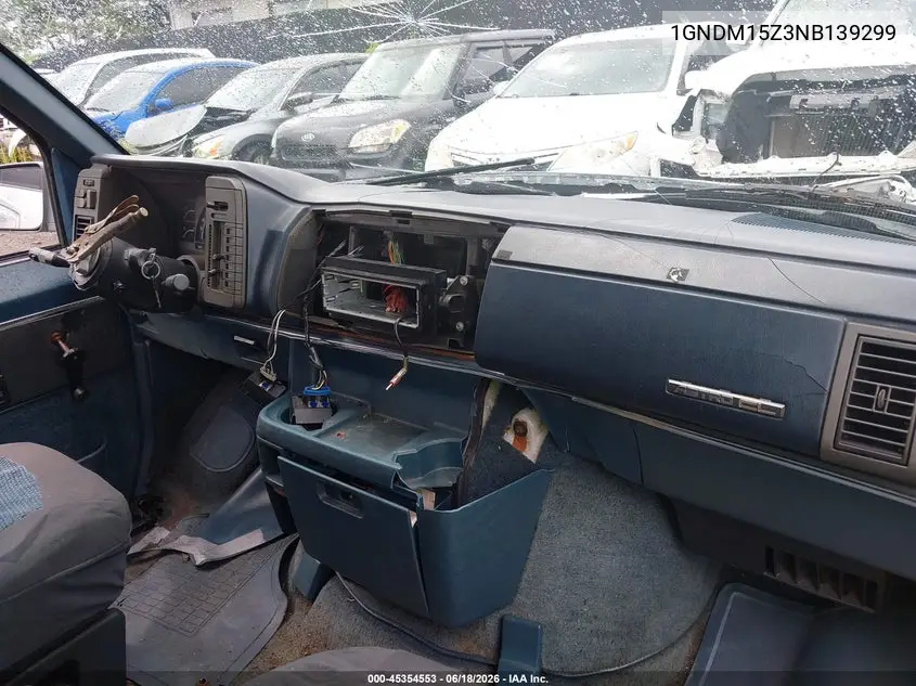 1992 Chevrolet Astro VIN: 1GNDM15Z3NB139299 Lot: 45354553