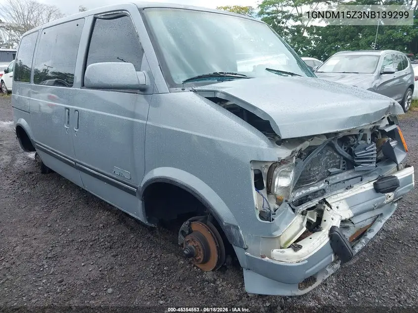 1992 Chevrolet Astro VIN: 1GNDM15Z3NB139299 Lot: 45354553