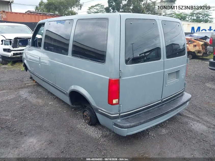 1992 Chevrolet Astro VIN: 1GNDM15Z3NB139299 Lot: 45354553