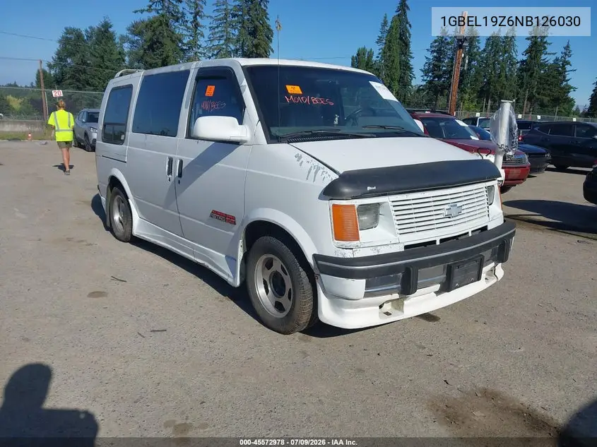 1992 Chevrolet Astro VIN: 1GBEL19Z6NB126030 Lot: 45572978