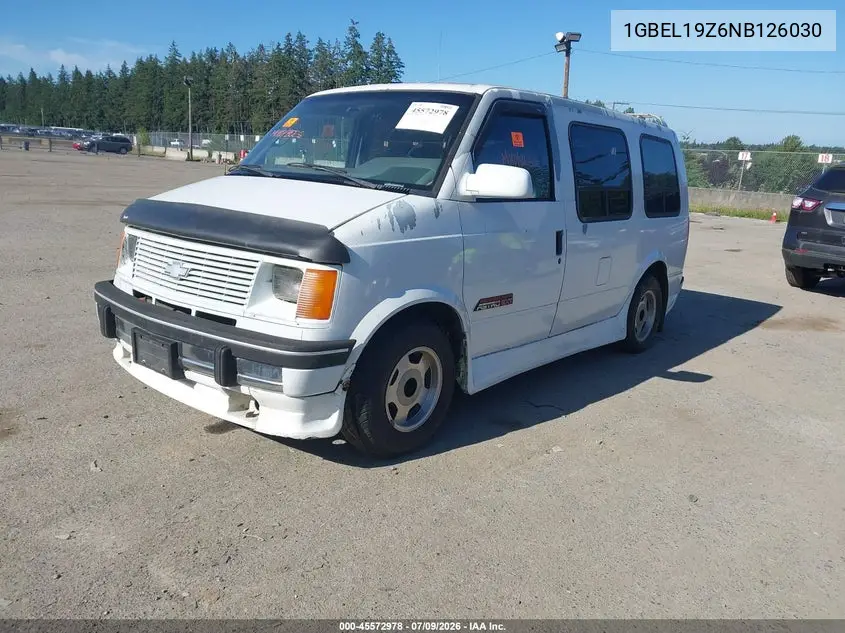 1992 Chevrolet Astro VIN: 1GBEL19Z6NB126030 Lot: 45572978