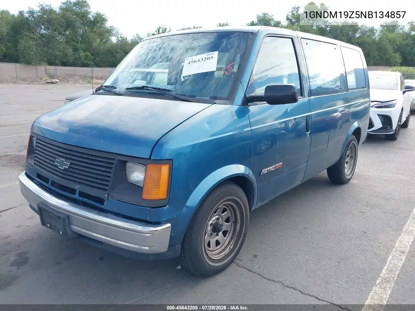 1992 Chevrolet Astro VIN: 1GNDM19Z5NB134857 Lot: 45643205