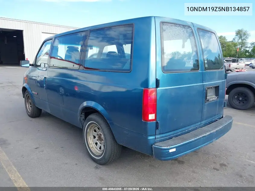 1992 Chevrolet Astro VIN: 1GNDM19Z5NB134857 Lot: 45643205