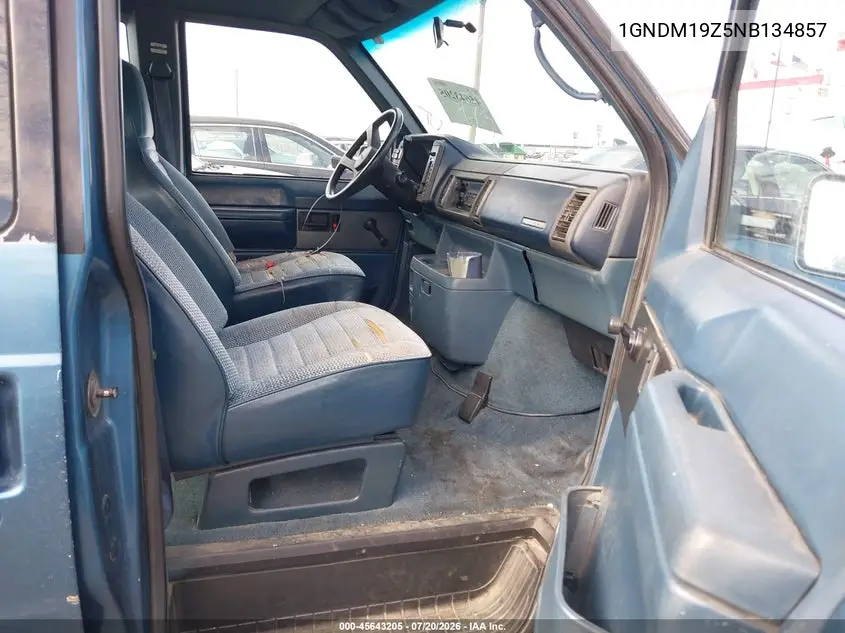 1992 Chevrolet Astro VIN: 1GNDM19Z5NB134857 Lot: 45643205