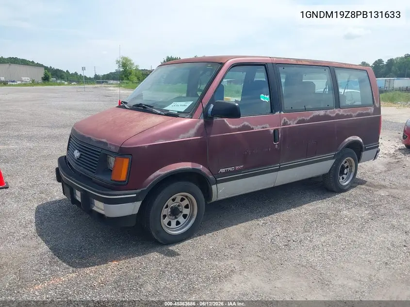 1993 Chevrolet Astro VIN: 1GNDM19Z8PB131633 Lot: 45363686