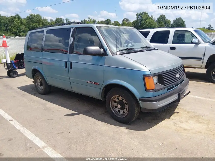 1993 Chevrolet Astro VIN: 1GNDM19Z7PB102804 Lot: 45482923