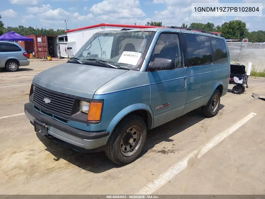 1993 Chevrolet Astro VIN: 1GNDM19Z7PB102804 Lot: 45482923