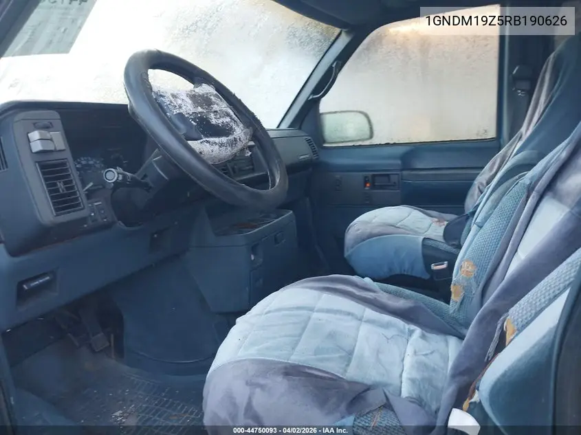 1994 Chevrolet Astro VIN: 1GNDM19Z5RB190626 Lot: 44750093