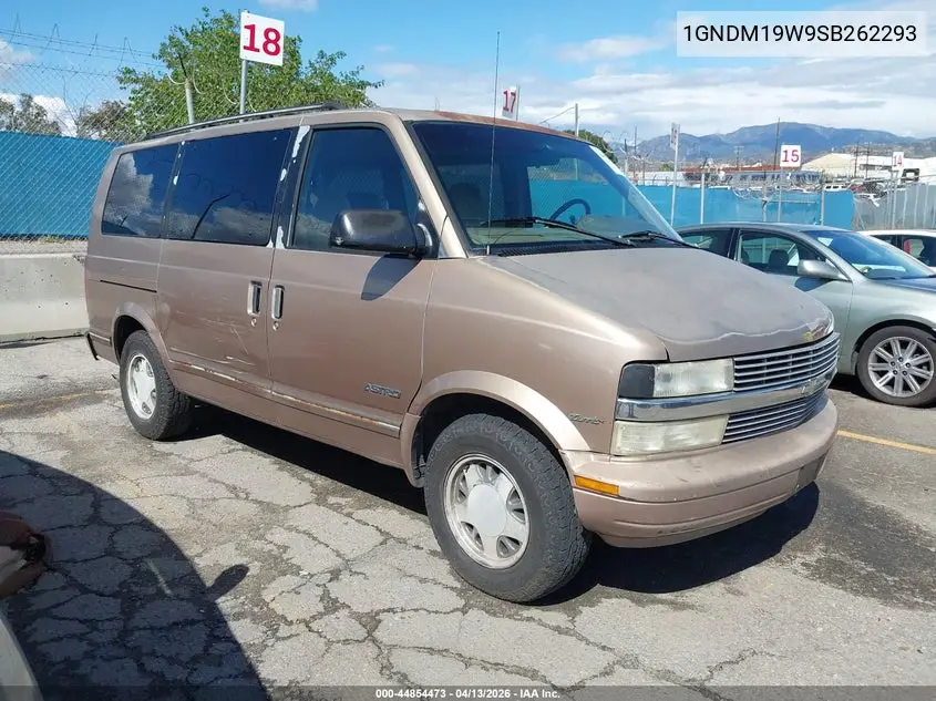 1995 Chevrolet Astro VIN: 1GNDM19W9SB262293 Lot: 44854473