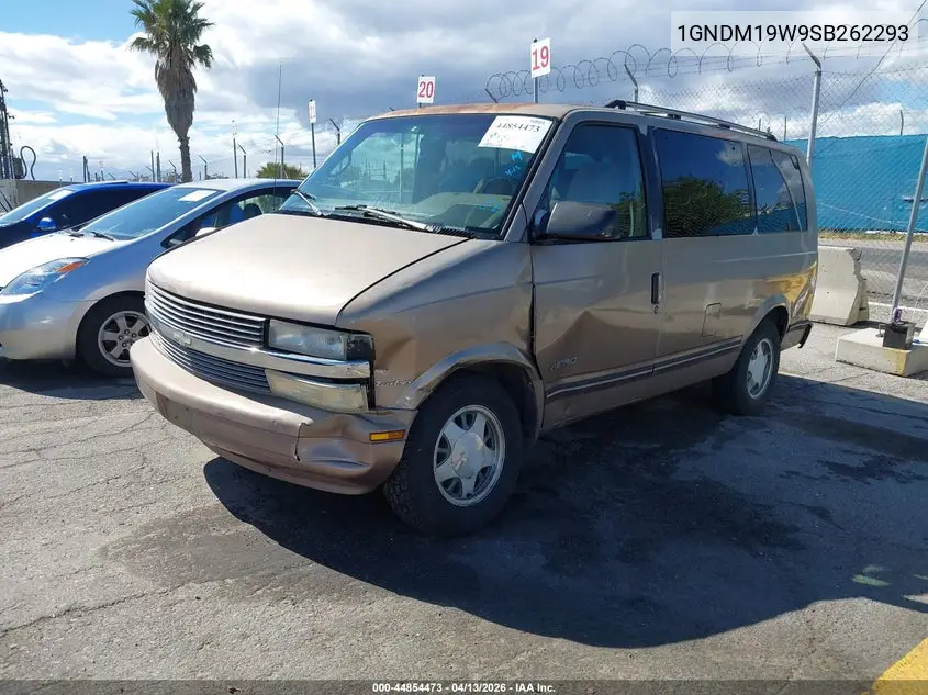 1995 Chevrolet Astro VIN: 1GNDM19W9SB262293 Lot: 44854473