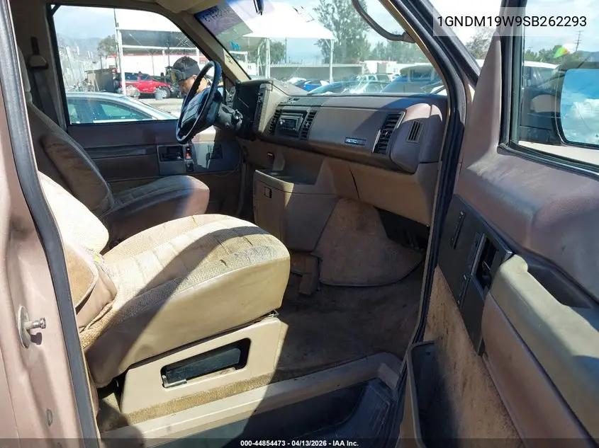 1995 Chevrolet Astro VIN: 1GNDM19W9SB262293 Lot: 44854473