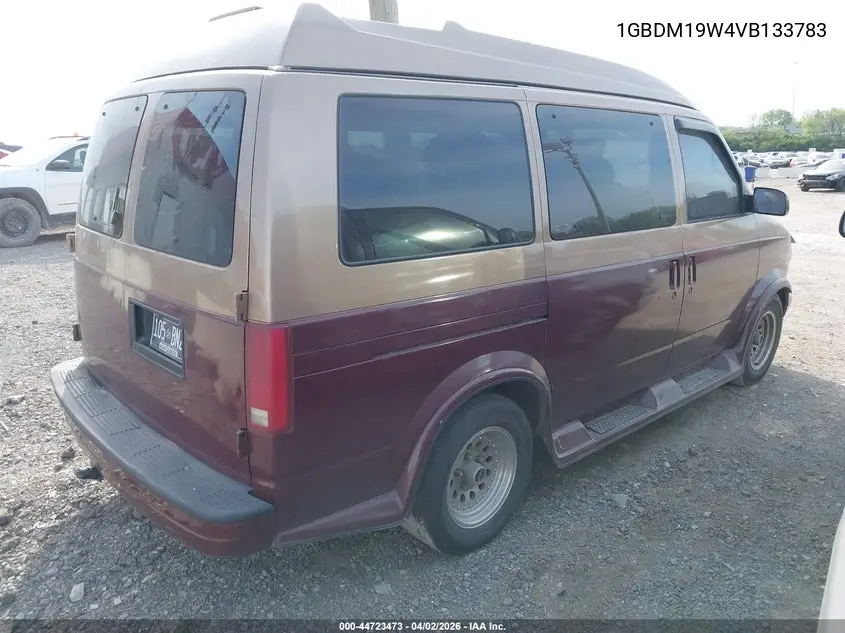 1997 Chevrolet Astro Upfitter Pkg. VIN: 1GBDM19W4VB133783 Lot: 44723473