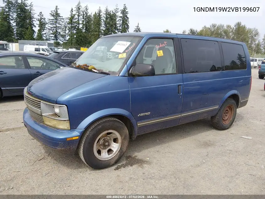1997 Chevrolet Astro Passenger Ls Cmi VIN: 1GNDM19W2VB199607 Lot: 45523312
