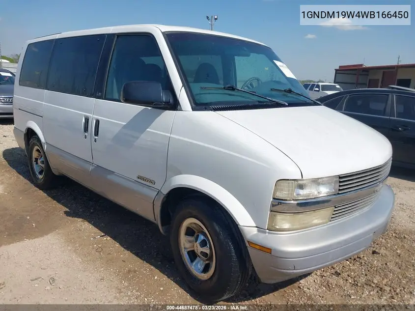 1998 Chevrolet Astro VIN: 1GNDM19W4WB166450 Lot: 44687478