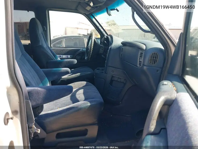 1998 Chevrolet Astro VIN: 1GNDM19W4WB166450 Lot: 44687478