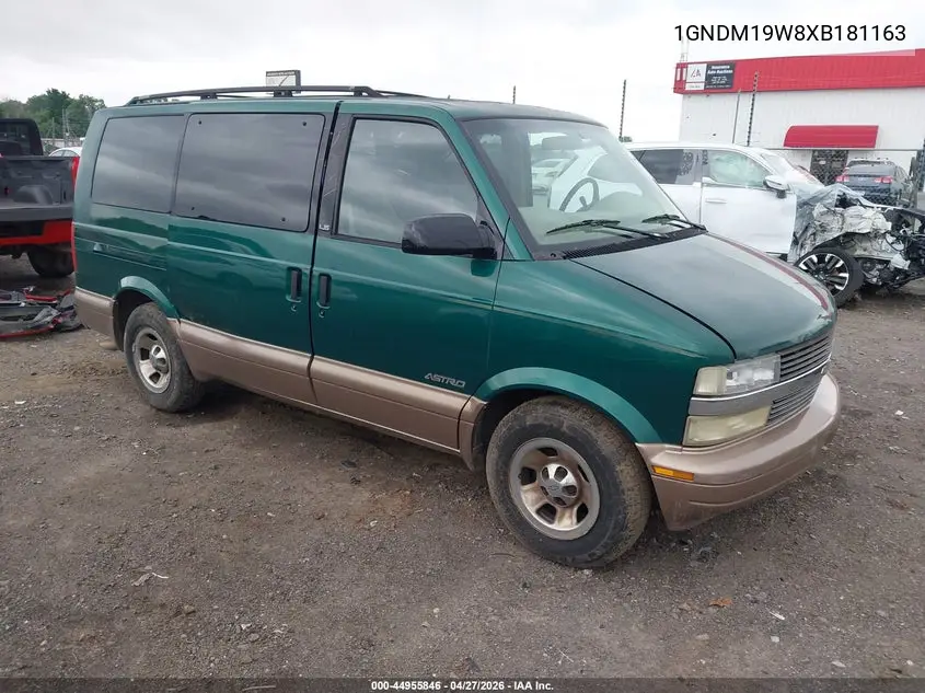 1999 Chevrolet Astro VIN: 1GNDM19W8XB181163 Lot: 44955846