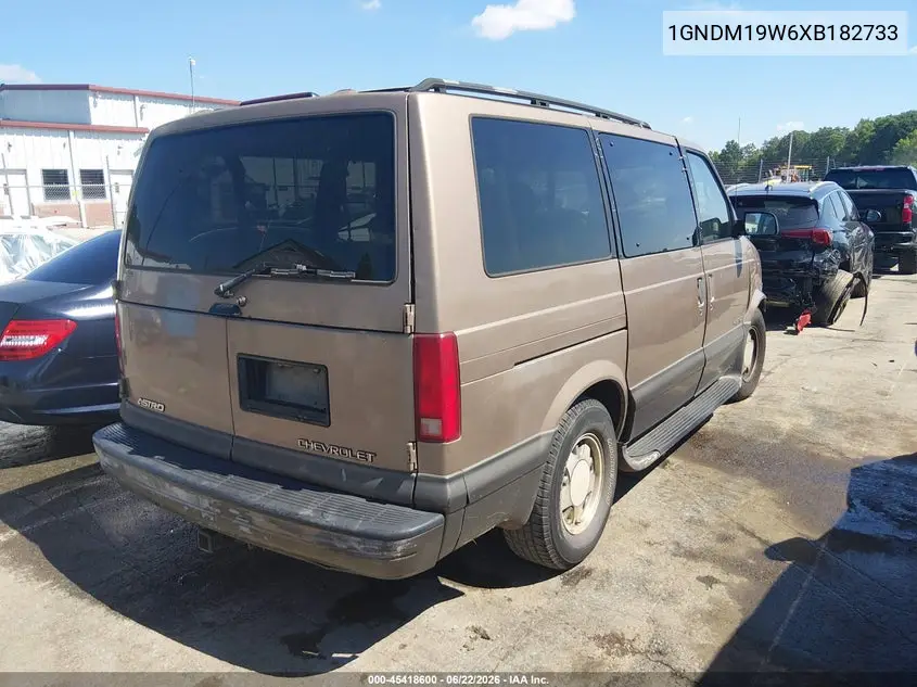 1999 Chevrolet Astro Passenger VIN: 1GNDM19W6XB182733 Lot: 45418600