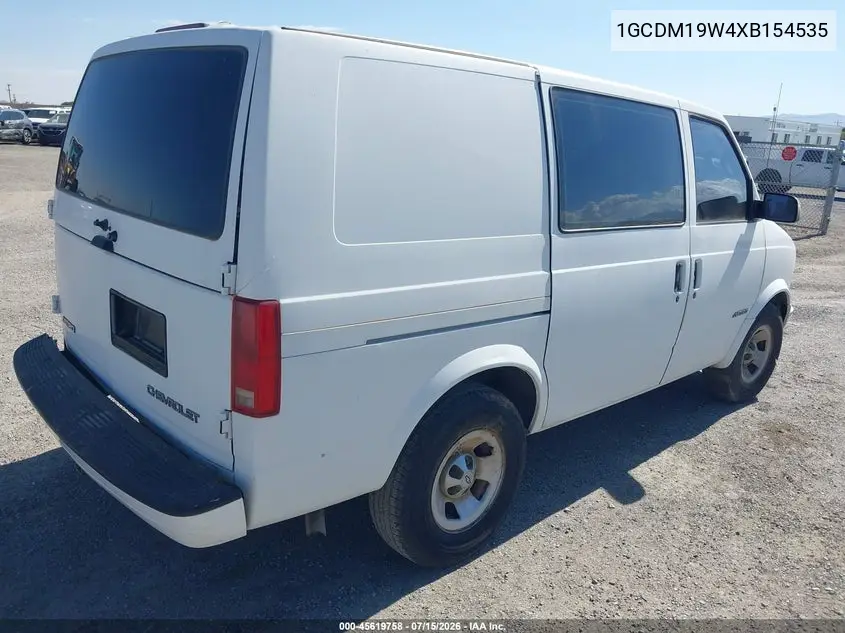 1999 Chevrolet Astro VIN: 1GCDM19W4XB154535 Lot: 45619758